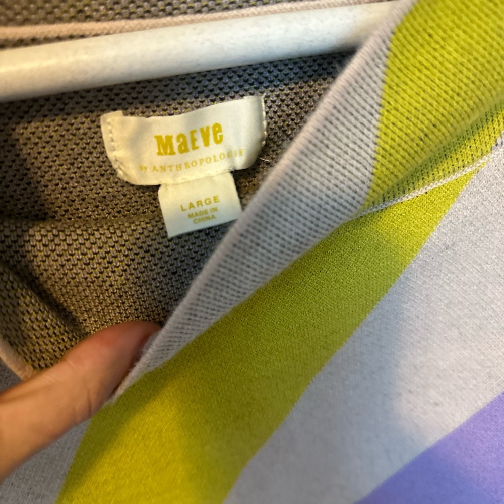 Maeve Multicolor Striped Knit